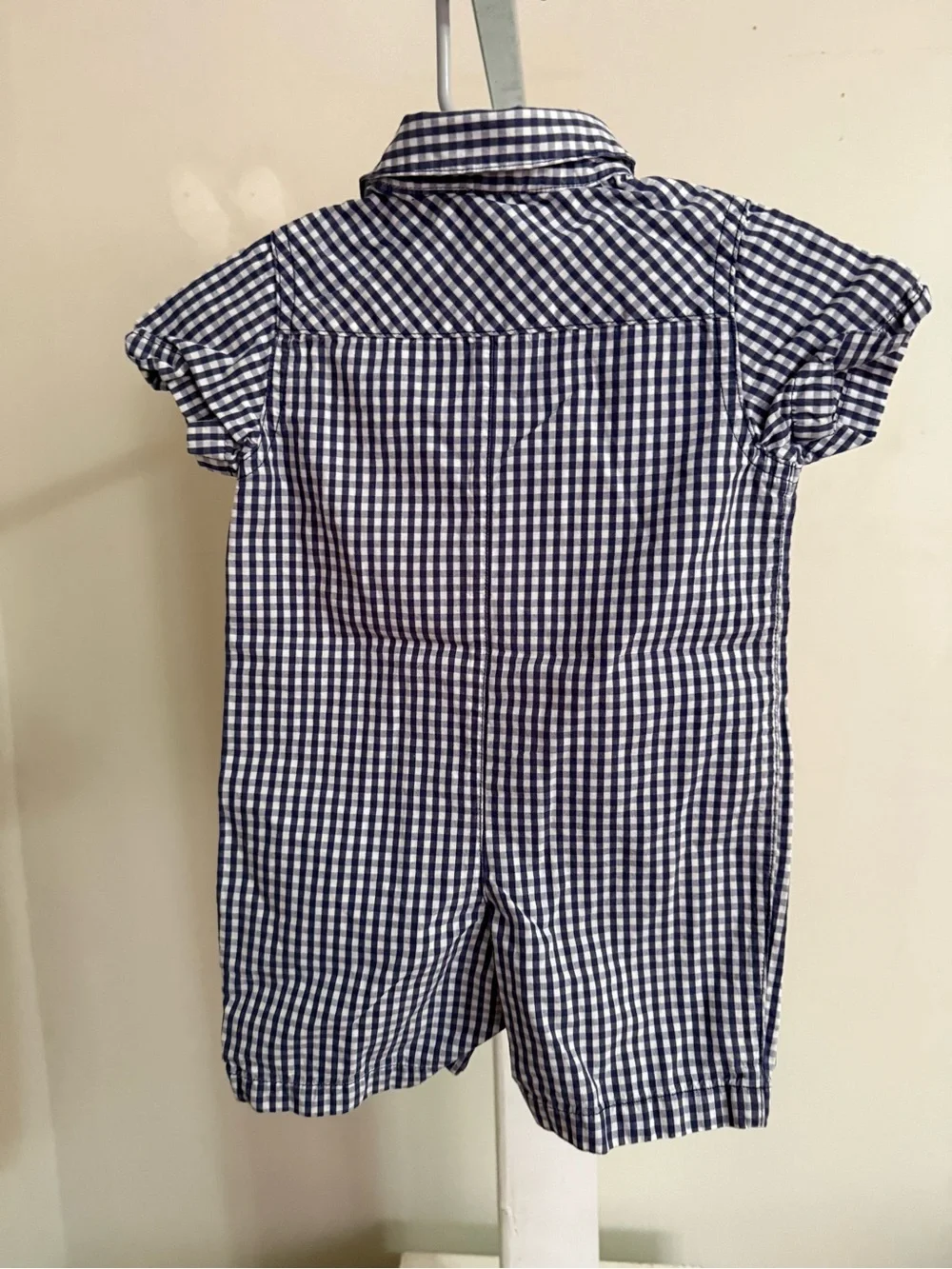 Pottery Barn Kids Gingham Romper